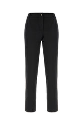 Black stretch wool pants -  | Wise