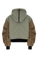 Multicolor polyester blend Claremont down jacket -  | Wise