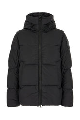 Black nylon Crofton down jacket -  | Wise