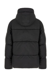 Black nylon Crofton down jacket -  | Wise