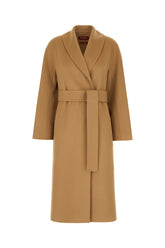 Beige wool and cashmere coat -  | Wise