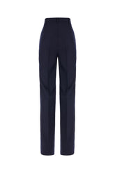 Black stretch wool pants -  | Wise