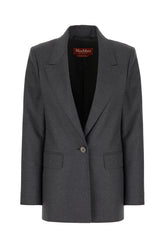 Grey stretch wool blazer -  | Wise