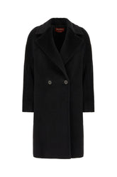Cappotto in misto alpaca nero -  | Wise