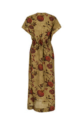 Printed viscose and cupro dress -  | Wise
