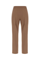 Biscuit stretch polyester blend pants -  | Wise