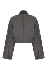Giubbino in lana grafite -  | Wise