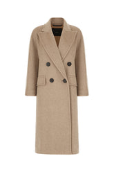 Dove grey cashmere blend coat -  | Wise
