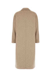 Dove grey cashmere blend coat -  | Wise