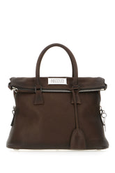 Chocolate leather medium 5AC Love To Death handbag -  | Wise