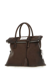 Chocolate leather medium 5AC Love To Death handbag -  | Wise