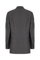 Giacca in lana grigio scuro -  | Wise