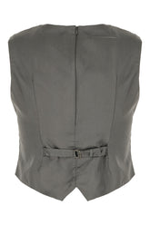 Gilet in viscosa grafite -  | Wise