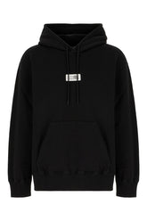 Black cotton sweatshirt -  | Wise