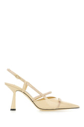 Cream leather Danica pumps -  | Wise