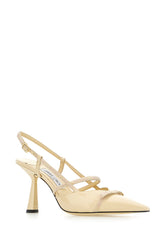 Cream leather Danica pumps -  | Wise