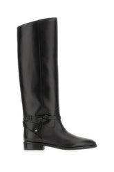 Black leather Lawton boots -  | Wise