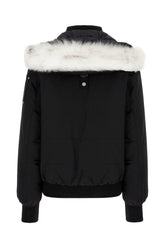 Piumino in misto cotone nero -  | Wise