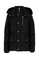 Black cotton blend down jacket -  | Wise