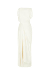 White polyester dress -  | Wise