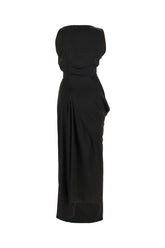 Black polyester dress -  | Wise