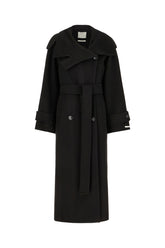 Black wool coat -  | Wise