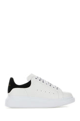 Sneakers in pelle bianca con tallone in pelle scamosciata nera -  | Wise