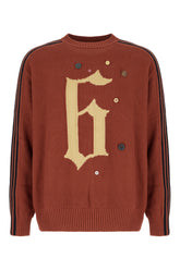 Brick cotton sweater -  | Wise