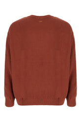 Brick cotton sweater -  | Wise