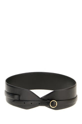 Black leather belt -  | Wise