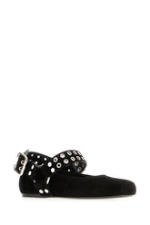 Ballerine in pelle scamosciata nere -  | Wise