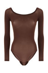 Body in nylon stretch cioccolato -  | Wise