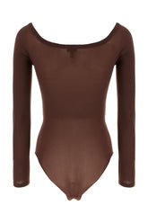 Body in nylon stretch cioccolato -  | Wise