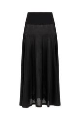 Black wool skirt -  | Wise