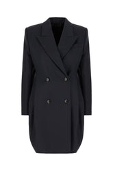 Midnight blue cotton coat -  | Wise