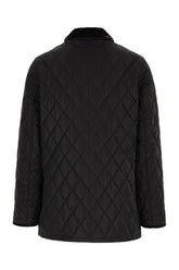 Black nylon padded jacket -  | Wise
