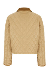 Beige nylon padded jacket -  | Wise