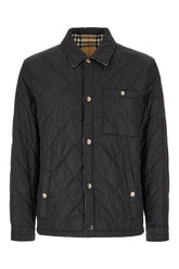 Black polyester padded jacket -  | Wise