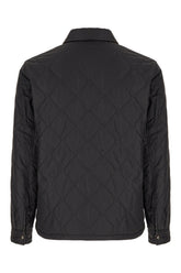Black polyester padded jacket -  | Wise