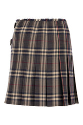 Embroidered wool skirt -  | Wise