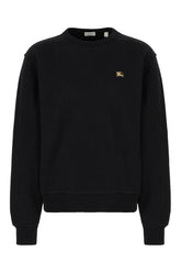 Black cotton sweatshirt -  | Wise