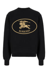 Black cotton sweatshirt -  | Wise