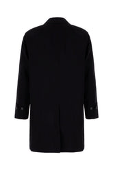 Black cotton coat -  | Wise