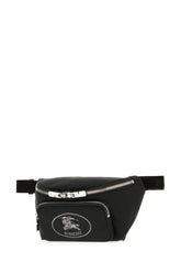 Black polyester blend belt bag -  | Wise