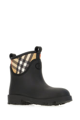 Black rubber ankle boots -  | Wise