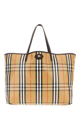 Borsa shopping in tessuto ricamato -  | Wise