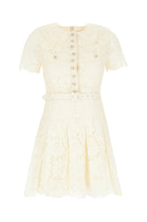 Cream laces dress -  | Wise