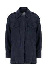 Cappotto in poliestere blu navy -  | Wise