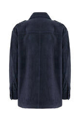 Cappotto in poliestere blu navy -  | Wise