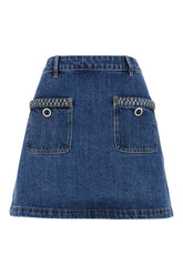Denim skirt -  | Wise